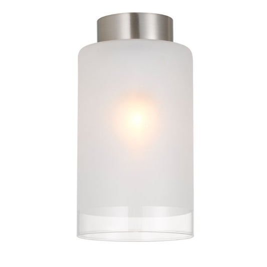 FILA Batten Fix Ceiling Light - FROST| NICKEL