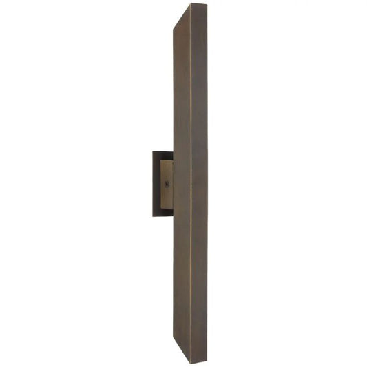 Vostel Twin Exterior Wall Light - Antique Brass