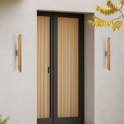 Vostel Twin Exterior Wall Light - Antique Brass