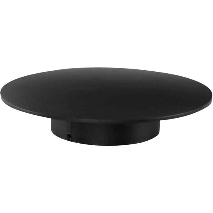 Calibo Emu Medium Round LED Wall Light - Black