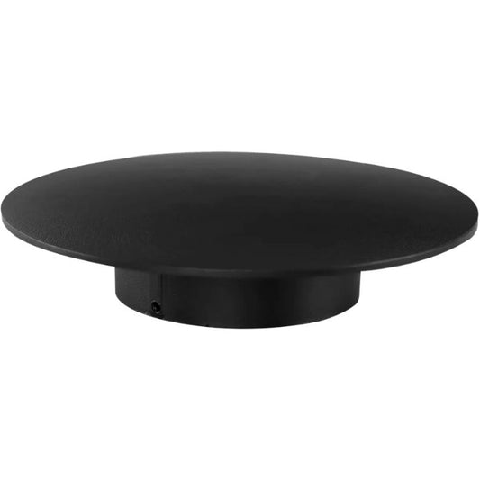 Calibo Emu Medium Round LED Wall Light - Black
