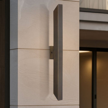 Vostel Twin Exterior Wall Light - Antique Brass