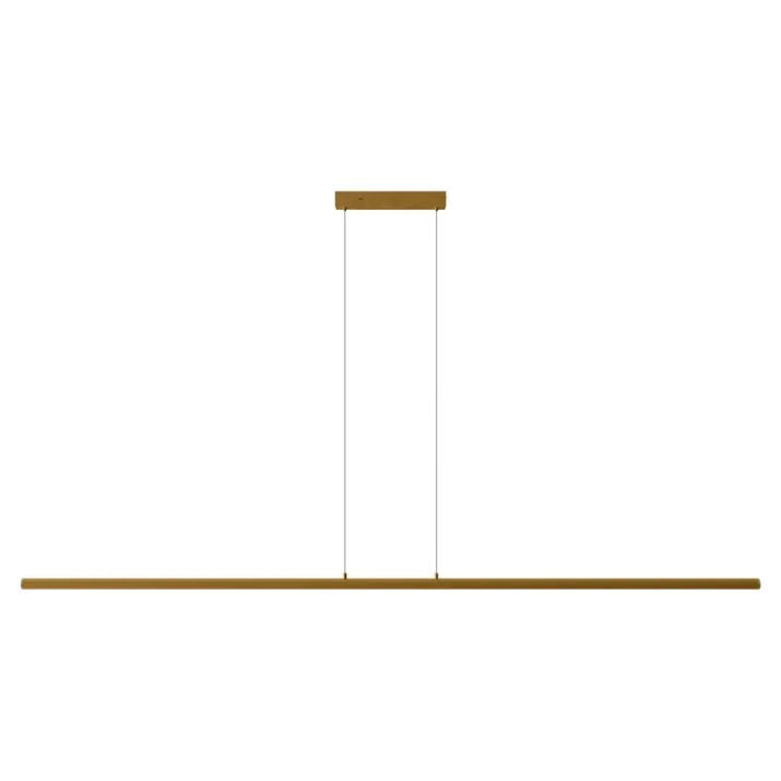 Calibo Aeris 2000mm Slimline Fluted LED Linear Pendant - Gold