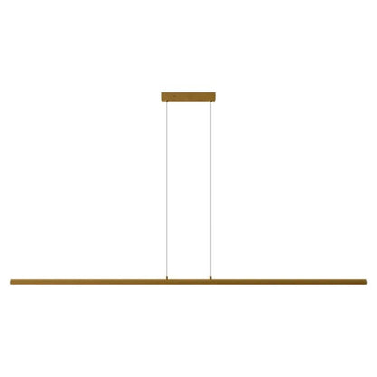 Calibo Aeris 2000mm Slimline Fluted LED Linear Pendant - Gold