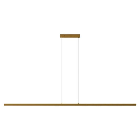 Calibo Aeris 2000mm Slimline Fluted LED Linear Pendant - Gold