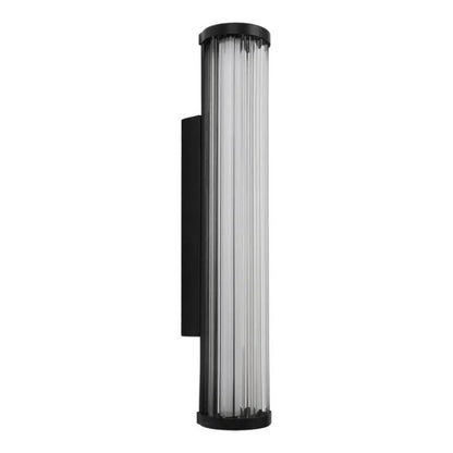 Calibo Junco Vertical Slimline Tubular 3CCT LED Exterior Wall Light - Small