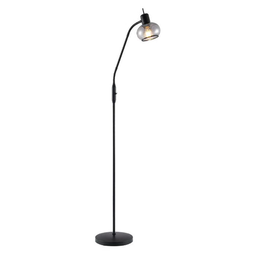 MARBELL Floor Lamp = Black / Smoke