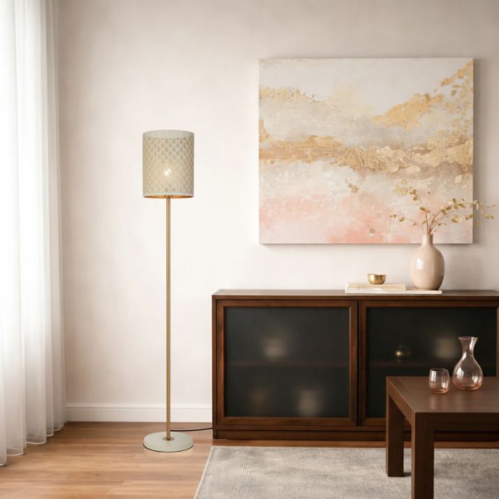 Valtor Floor Lamp - White