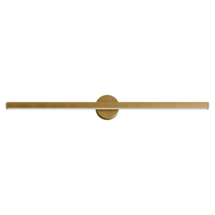 Calibo Aeris 600mm Slimline Fluted Wall Light - Gold
