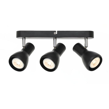 CURTIS 3 Light Ceiling Spot Light - Black