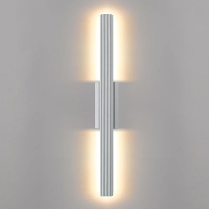 Ostel 1 Light Exterior Wall Light - White