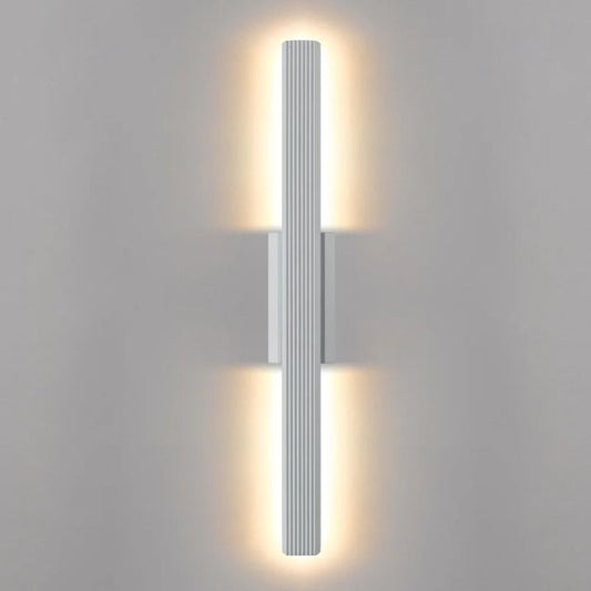 Ostel 1 Light Exterior Wall Light - White
