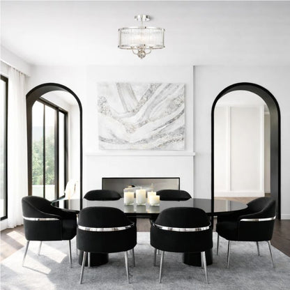 Noral 4 Light Pendant - Nickel