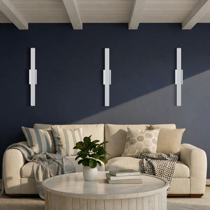 Ostel 1 Light Exterior Wall Light - White
