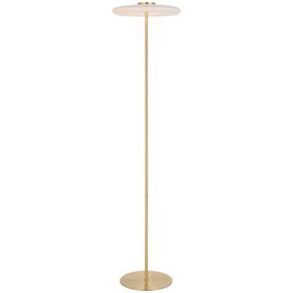 Amity LED Floor Lamp - Brass Matt | Opal