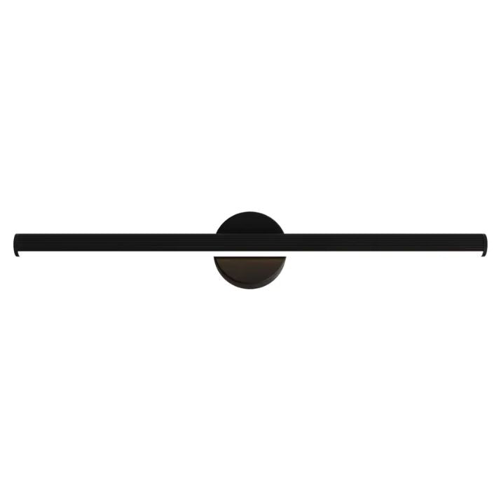 Calibo Aeris 600mm Slimline Fluted Wall Light - Black