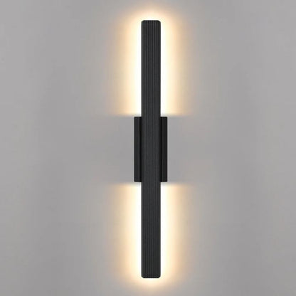 Ostel 1 Light Exterior Wall Light - Black
