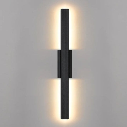 Ostel 1 Light Exterior Wall Light - Black