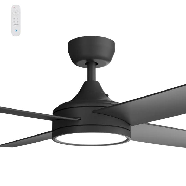 Calibo Breeze Silent Pro 48" DC Ceiling Fan with 3CCT LED and Remote Control - Black