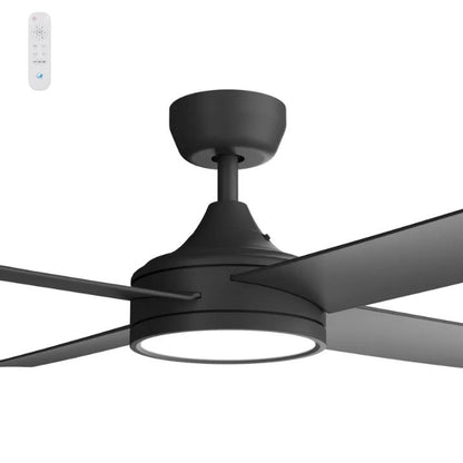 Calibo Breeze Silent Pro 48" DC Ceiling Fan with 3CCT LED and Remote Control - Black