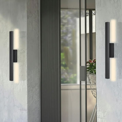 Ostel 1 Light Exterior Wall Light - Black