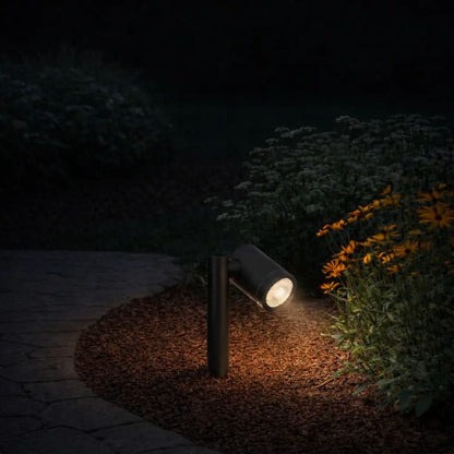 CLOVIS 24V MR16 Exterior Spike Light - Black