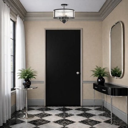Noral 4 Light Pendant -  Black