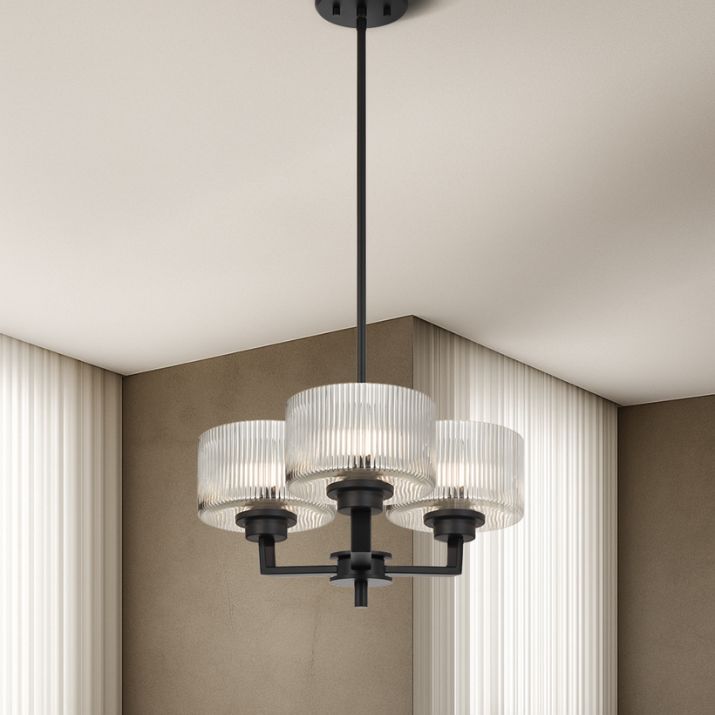 Moreno 3 Pendant Light - Black