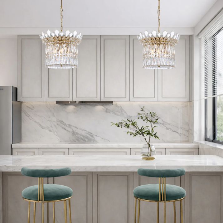 Virell 6 Light Pendant - Gold
