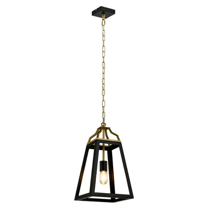 MONTEAL 1 Pendant Light – Antique Gold/Black
