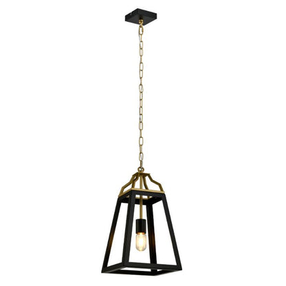 MONTEAL 1 Pendant Light – Antique Gold/Black