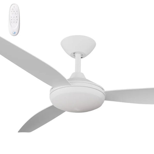 Calibo Condor 48" DC Smart Ceiling Fan with LED Light and Remote Control - White