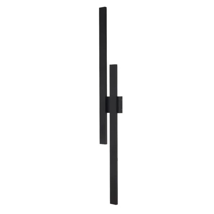 EBIZA Twin Exterior LED Wall Light - Black