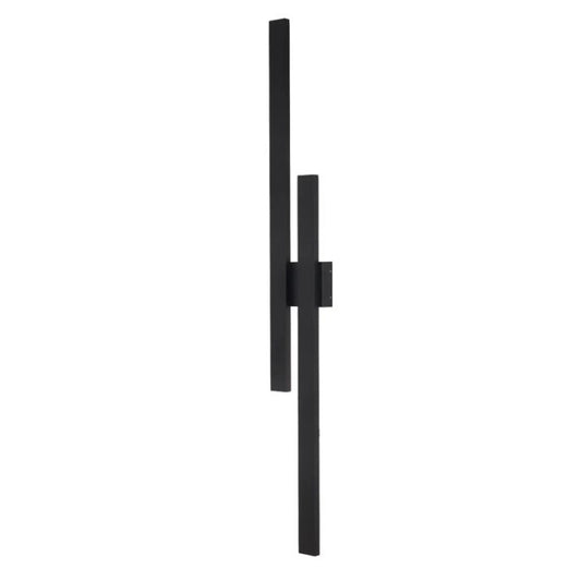 EBIZA Twin Exterior LED Wall Light - Black