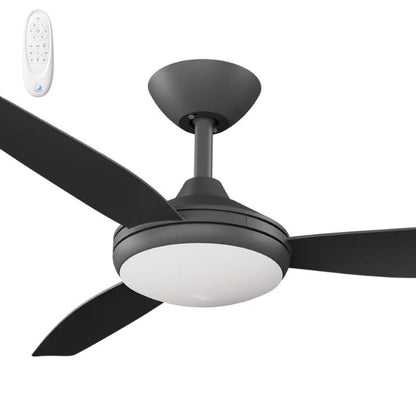Calibo Condor 48" DC Smart Ceiling Fan with LED Light and Remote Control - Black