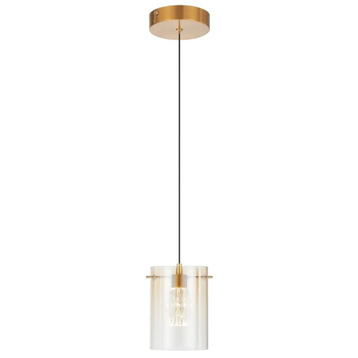 Creval 1 Light Pendant - Antique Gold