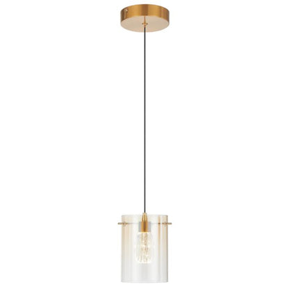 Creval 1 Light Pendant - Antique Gold