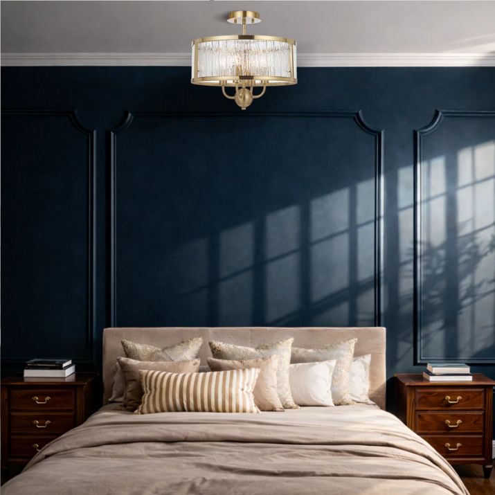 Noral 4 Light Pendant - Antique Gold