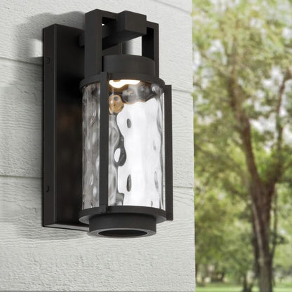 Vexor 33 Exterior Wall Light - Black