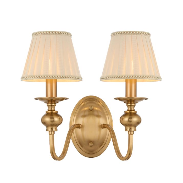 SIEDEL Twin Wall Light - With Shade