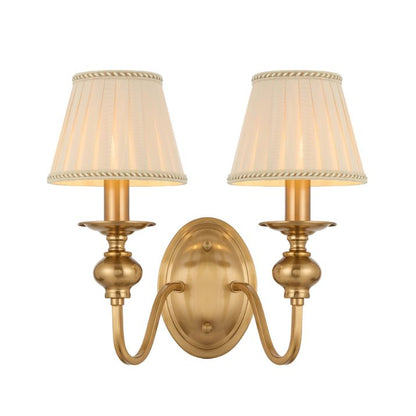 SIEDEL Twin Wall Light - With Shade
