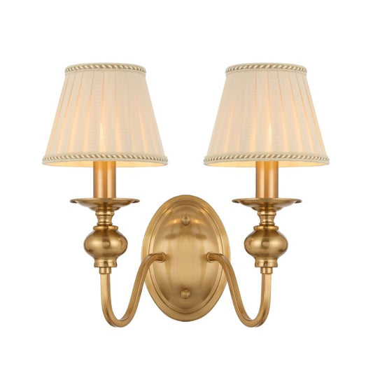 SIEDEL Twin Wall Light - With Shade