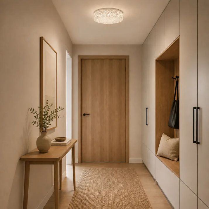ELTZ 40CM 30W 3CCT LED Oyster Dimmable Ceiling Light