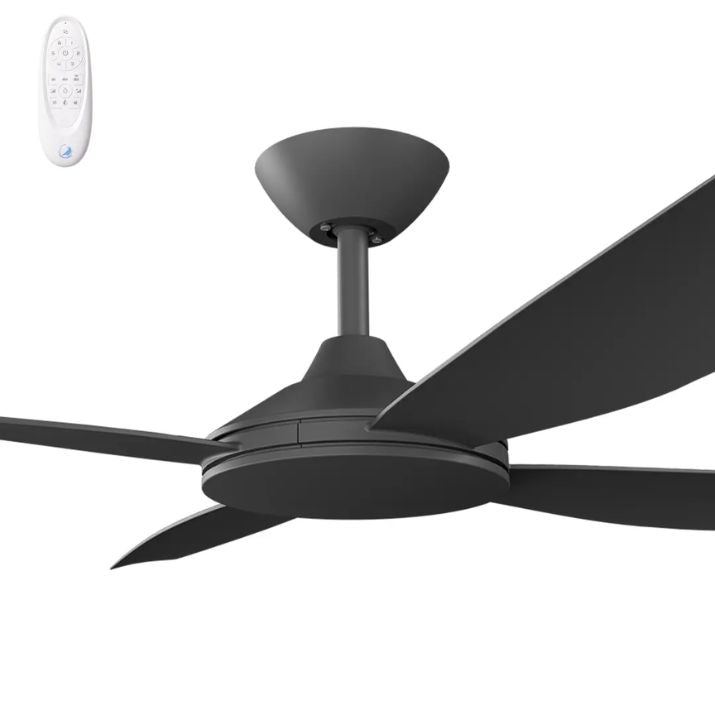 Calibo Vanga 48" DC Smart Ceiling Fan with Remote Control - Black