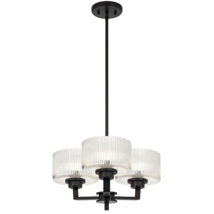 Moreno 3 Pendant Light - Black