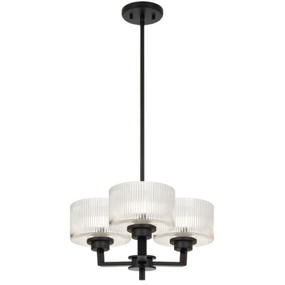 Moreno 3 Pendant Light - Black