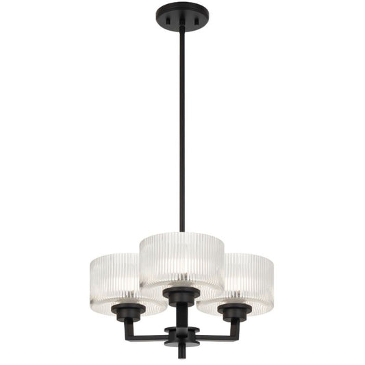 Moreno 3 Pendant Light - Black
