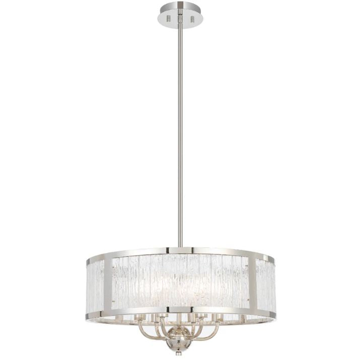 Noral 6 Light Pendant - Nickel