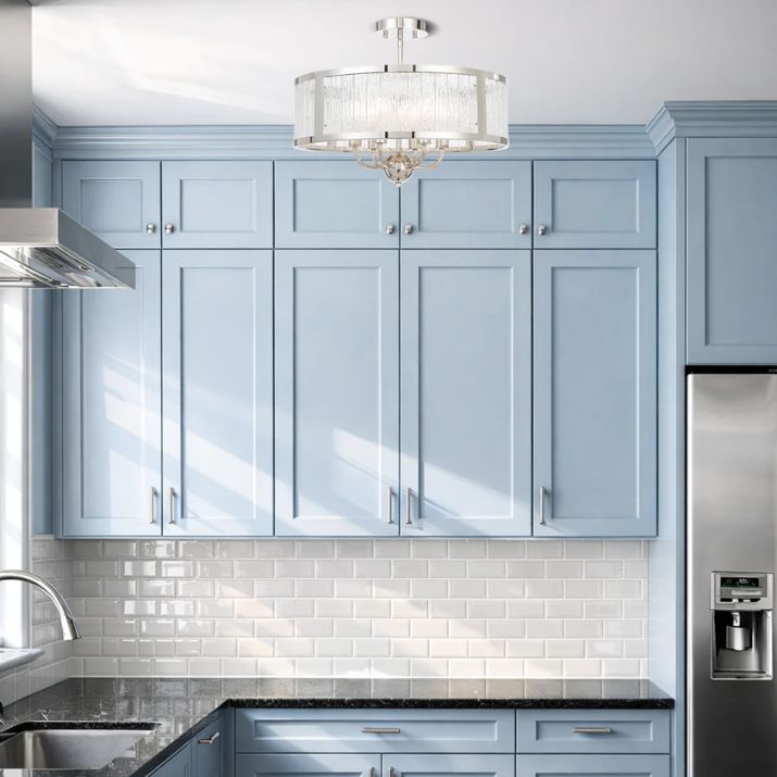 Noral 6 Light Pendant - Nickel