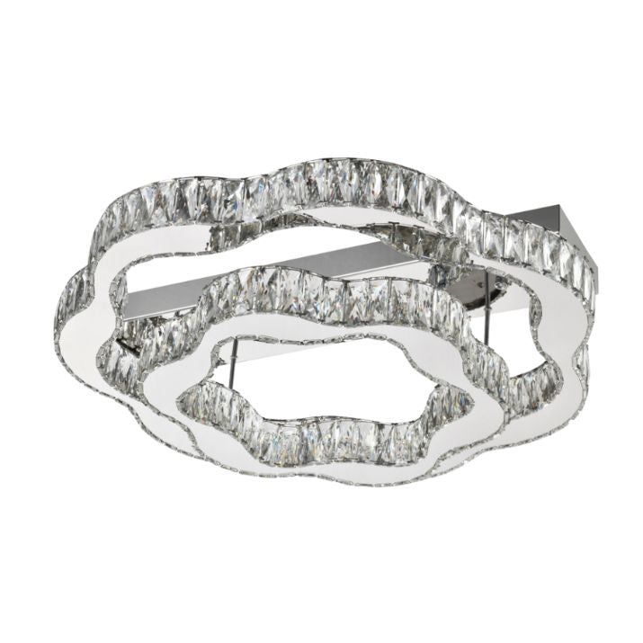 JURA 2 Ring CTC Ceiling Light - Chrome